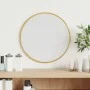 Golden round wall mirror Ø 30 cm by vidaXL, Mirrors - Ref: Foro24-348179, Price: 28,33 €, Discount: %