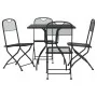 Garten-Essgruppe 5-teilig anthrazitgraues Metallgeflecht von vidaXL, Gartensets - Ref: Foro24-3211810, Preis: 231,74 €, Rabat...
