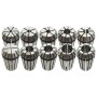 ER16 Collet Collet 10 Pcs Turning Tools Set by vidaXL, Clamps and screws - Ref: Foro24-146721, Price: 30,42 €, Discount: %