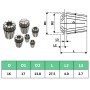 ER16 Collet Collet 10 Pcs Turning Tools Set by vidaXL, Clamps and screws - Ref: Foro24-146721, Price: 30,42 €, Discount: %