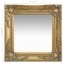 Golden baroque style wall mirror 40x40 cm by vidaXL, Mirrors - Ref: Foro24-320305, Price: 44,58 €, Discount: %