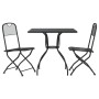 Garten-Essgruppe 3-teilig anthrazitgraues Metallgeflecht von vidaXL, Gartensets - Ref: Foro24-3211809, Preis: 198,67 €, Rabat...