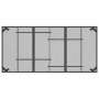 Juego de comedor de jardín 9 pzas malla metálica gris antracita de vidaXL, Conjuntos de jardín - Ref: Foro24-3211823, Precio:...