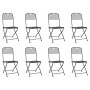 Garden dining set 9 pieces anthracite gray metal mesh by vidaXL, Garden sets - Ref: Foro24-3211816, Price: 470,16 €, Discount: %