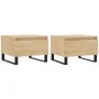 2 units of Sonoma oak engineered wood coffee tables 50x46x35cm by vidaXL, Coffee table - Ref: Foro24-830883, Price: 63,34 €, ...