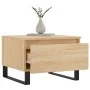 2 units of Sonoma oak engineered wood coffee tables 50x46x35cm by vidaXL, Coffee table - Ref: Foro24-830883, Price: 63,34 €, ...