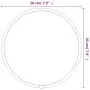 Round golden wall mirror Ø20 cm by vidaXL, Mirrors - Ref: Foro24-348178, Price: 18,59 €, Discount: %