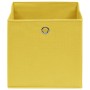 Aufbewahrungsboxen 10 Stück Vliesstoff gelb 28x28x28 cm von vidaXL, Aufbewahrungskörbe - Ref: Foro24-325225, Preis: 37,98 €, ...