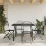 5 Stück anthrazitgraues Metallgeflecht Garten-Esszimmerset von vidaXL, Gartensets - Ref: Foro24-3211811, Preis: 238,66 €, Rab...