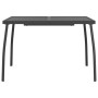 7 Stück anthrazitgraues Metallgeflecht Garten-Esszimmerset von vidaXL, Gartensets - Ref: Foro24-3211813, Preis: 331,69 €, Rab...