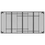 Juego de comedor de jardín 9 pzas malla metálica gris antracita de vidaXL, Conjuntos de jardín - Ref: Foro24-3211824, Precio:...