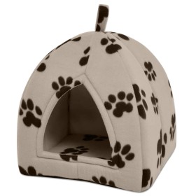 Cama cubo para gatos tamaño L beige