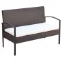 4-piece garden furniture with brown synthetic rattan cushions by vidaXL, Garden sets - Ref: Foro24-42672, Price: 240,46 €, Di...
