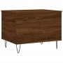 Mesa de centro madera contrachapada roble marrón 60x44,5x45 cm de , Mesas de centro - Ref: Foro24-830955, Precio: 55,42 €, De...