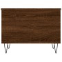 Mesa de centro madera contrachapada roble marrón 60x44,5x45 cm de , Mesas de centro - Ref: Foro24-830955, Precio: 55,42 €, De...