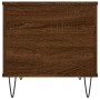 Mesa de centro madera contrachapada roble marrón 60x44,5x45 cm de , Mesas de centro - Ref: Foro24-830955, Precio: 55,42 €, De...