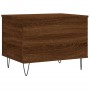 Mesa de centro madera contrachapada roble marrón 60x44,5x45 cm de , Mesas de centro - Ref: Foro24-830955, Precio: 55,42 €, De...