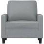 Light gray fabric armchair 60 cm by , Sofas - Ref: Foro24-359147, Price: 140,75 €, Discount: %