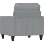 Light gray fabric armchair 60 cm by , Sofas - Ref: Foro24-359147, Price: 138,58 €, Discount: %