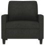 Sillón de tela negro 60 cm de , Sofás - Ref: Foro24-359151, Precio: 164,62 €