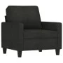 Sofa set with cushions 4 pieces black fabric by , Sofas - Ref: Foro24-3201440, Price: 724,28 €, Discount: %