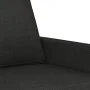Sofa set with cushions 4 pieces black fabric by , Sofas - Ref: Foro24-3201440, Price: 724,28 €, Discount: %