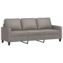 Sofa set with cushions 3 pieces taupe gray fabric by , Sofas - Ref: Foro24-3201435, Price: 643,80 €, Discount: %