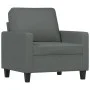 Sofa set with cushions 4 pieces dark gray fabric by , Sofas - Ref: Foro24-3201437, Price: 713,20 €, Discount: %