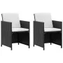 5-piece garden dining set with black synthetic rattan cushions by vidaXL, Garden sets - Ref: Foro24-42521, Price: 310,68 €, D...