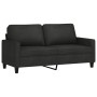 Sofa set with cushions 3 pieces black fabric by , Sofas - Ref: Foro24-3201456, Price: 505,02 €, Discount: %