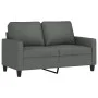 Sofa set with cushions 2 pieces dark gray fabric by , Sofas - Ref: Foro24-3201461, Price: 508,99 €, Discount: %