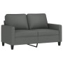 Sofagarnitur mit Kissen 2-teilig aus dunkelgrauem Stoff von , Sofas - Ref: Foro24-3201461, Preis: 518,19 €, Rabatt: %