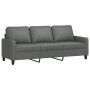 Sofagarnitur mit Kissen 2-teilig aus dunkelgrauem Stoff von , Sofas - Ref: Foro24-3201461, Preis: 518,19 €, Rabatt: %