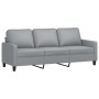 Sofagarnitur mit Kissen 3-teilig aus hellgrauem Stoff von , Sofas - Ref: Foro24-3201468, Preis: 515,92 €, Rabatt: %