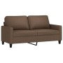 2 seater brown fabric sofa 140 cm by , Sofas - Ref: Foro24-359166, Price: 217,18 €, Discount: %