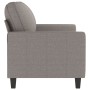 2-seater sofa in taupe gray fabric 140 cm by , Sofas - Ref: Foro24-359170, Price: 202,92 €, Discount: %