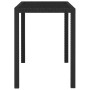 Set comedor de jardín 5 piezas y cojines ratán sintético negro de vidaXL, Conjuntos de jardín - Ref: Foro24-42521, Precio: 31...