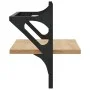 Wall shelves with bars 2 pcs Sonoma oak 40x25x30 cm by , Shelves and shelves - Ref: Foro24-836239, Price: 21,02 €, Discount: %