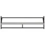 Estantes de pared con barras 2 uds gris Sonoma 100x25x30 cm de , Estantes y estanterías - Ref: Foro24-836251, Precio: 31,76 €...