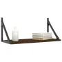 Estantes pared 2uds madera ingeniería roble marrón 60x25x25,5cm de , Estantes y estanterías - Ref: Foro24-836337, Precio: 33,...