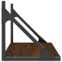 Estantes pared 2uds madera ingeniería roble marrón 60x25x25,5cm de , Estantes y estanterías - Ref: Foro24-836337, Precio: 33,...