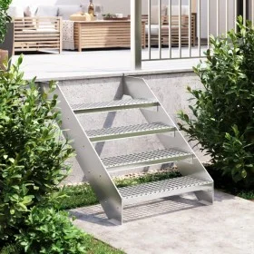 Peldaño de rejilla acero galvanizado 70x24x7 cm de , Alfombrillas para escalones - Ref: Foro24-155678, Precio: 35,43 €, Descu...