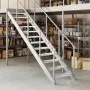 Peldaño de rejilla acero galvanizado 70x24x7 cm de , Alfombrillas para escalones - Ref: Foro24-155678, Precio: 35,43 €, Descu...