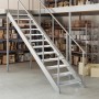 Peldaño de rejilla acero galvanizado 80x24x7 cm de , Alfombrillas para escalones - Ref: Foro24-155684, Precio: 51,15 €, Descu...