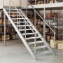 Peldaño de rejilla acero galvanizado 100x24x7 cm de , Alfombrillas para escalones - Ref: Foro24-155686, Precio: 59,54 €