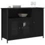 Black engineered wood sideboard 100x35x75 cm by , Sideboards - Ref: Foro24-835509, Price: 91,94 €, Discount: %