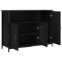 Black engineered wood sideboard 100x35x75 cm by , Sideboards - Ref: Foro24-835509, Price: 91,94 €, Discount: %