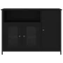 Black engineered wood sideboard 100x35x75 cm by , Sideboards - Ref: Foro24-835509, Price: 91,94 €, Discount: %