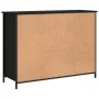 Black engineered wood sideboard 100x35x75 cm by , Sideboards - Ref: Foro24-835509, Price: 91,94 €, Discount: %