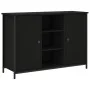 Black engineered wood sideboard 100x35x70 cm by , Sideboards - Ref: Foro24-835514, Price: 93,61 €, Discount: %